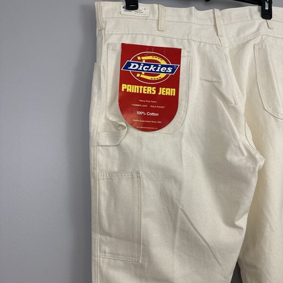 Vintage New Deadstock Dickies Painters Pants Jean 100% Cotton Size 40 x 32 USA - Picture 2 of 12